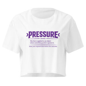 Women’s PRESSURE crop top