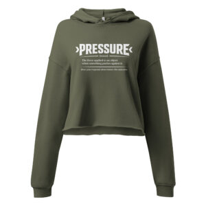 Women's PRESSURE Crop Hoodie